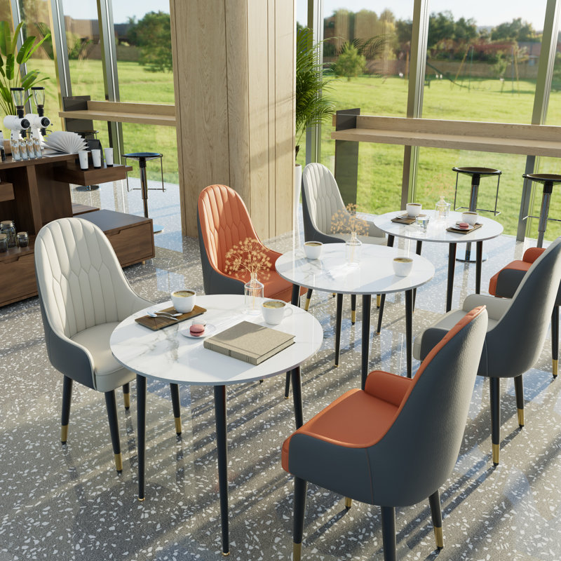 Leather back dining chairs hotsell